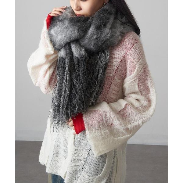 マフラー ストール 「MAGASIN DE MODE Onjna」起毛チェックマフラー DTK レディース