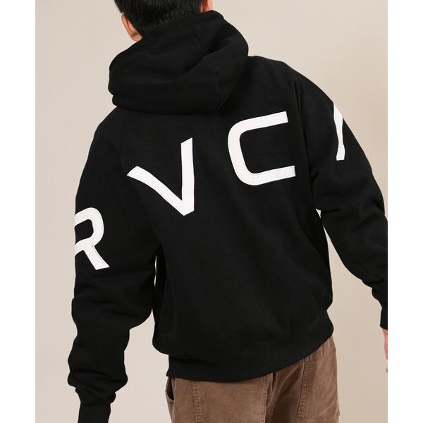 パーカー RVCA/ルーカ フルジップパーカー ビッグロゴデザイン BF042-019 メンズ レディース