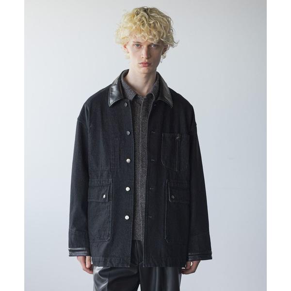 カバーオール レザーキリカエカーバーオール(HARE) メンズ