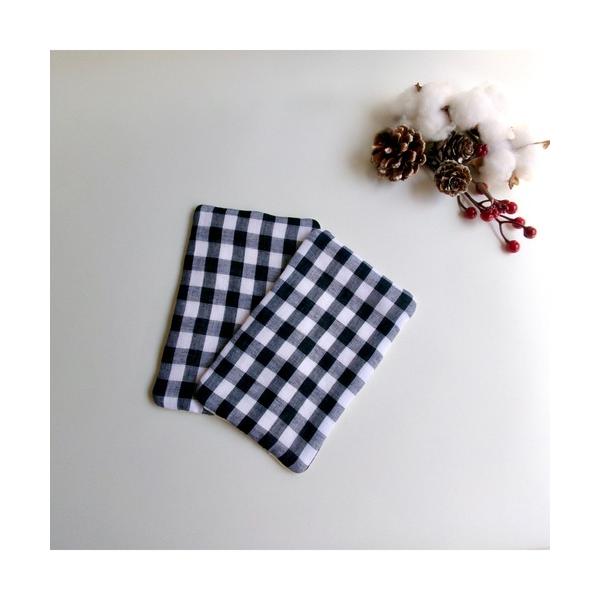 ※このアイテムは返品・交換対象外商品です。ZOZO問い合わせ番号:97490174ショップ:TONE，トーンブランド:tone，トーン商品名:【hanakago】6重ガーゼ　ハーフハンカチ　2枚セット チェック柄(SU)カテゴリ:ママ＆ベビ...