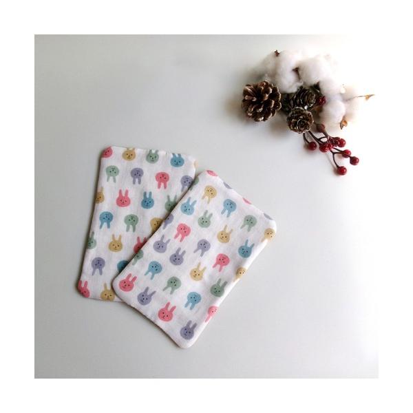 ※このアイテムは返品・交換対象外商品です。ZOZO問い合わせ番号:97490205ショップ:TONE，トーンブランド:tone，トーン商品名:【hanakago】6重ガーゼ　ハーフハンカチ　2枚セット うさぎさん(SU)カテゴリ:ママ＆ベビ...