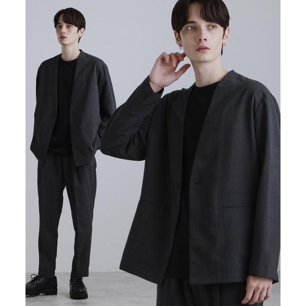 ZOZO問い合わせ番号:97492299ショップ:tk.TAKEO KIKUCHI，ティーケー タケオキクチブランド:tk.TAKEO KIKUCHI，ティーケータケオキクチ商品名:【2点セットジャケット＋パンツ】エアリードライノーカラージ...