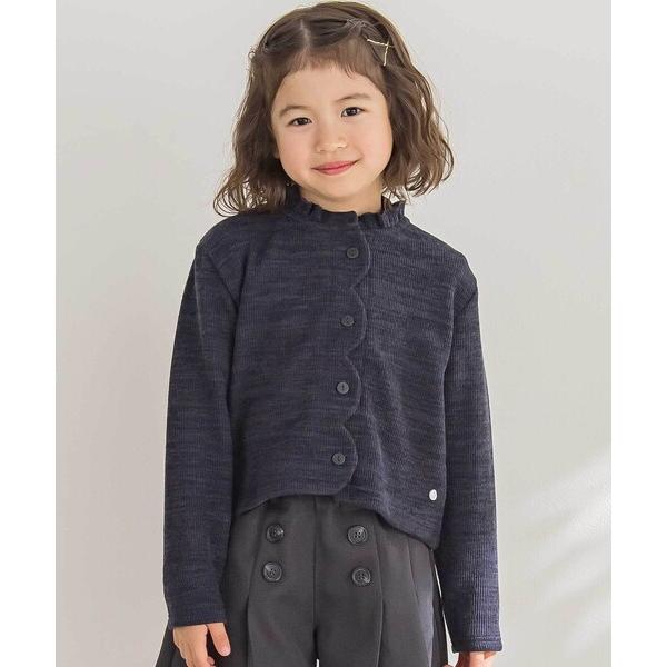 『タイムセール実施中』ZOZO問い合わせ番号:97494286ショップ:BEBE ONLINE STORE，ベベ オンラインストアブランド:BeBe Petits Pois Vert，ベベプチポワヴェール商品名:【店舗限定】スカラップニット...