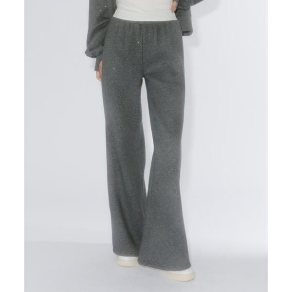 ZOZO問い合わせ番号:97498008ショップ:IF Div.，アイエフディビジョンブランド:Lallana，ララーナ商品名:Lame coco straight sweatpants / ラメココストレートスウェットパンツカテゴリ:パン...