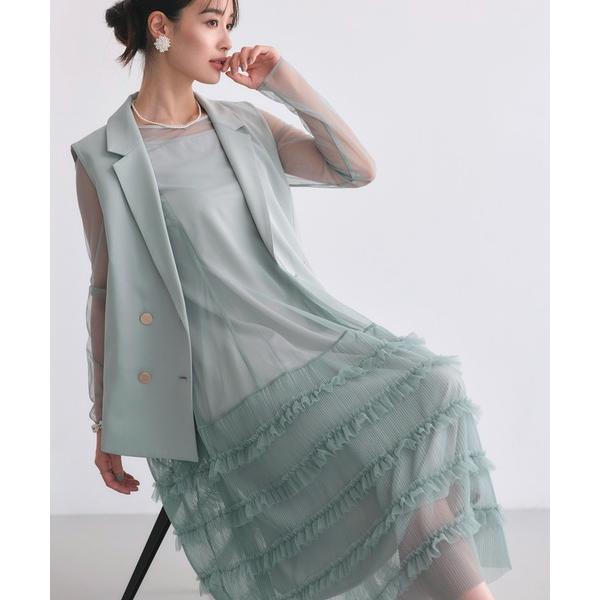 『タイムセール実施中』ZOZO問い合わせ番号:97498337ショップ:RUIRUE BOUTIQUE，ルイルエブティックブランド:RUIRUE BOUTIQUE，ルイルエブティック商品名:オケージョンドレス 結婚式 ストレッチ ｜ ジレ ...