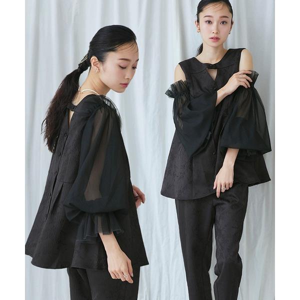 ZOZO問い合わせ番号:97498339ショップ:RUIRUE BOUTIQUE，ルイルエブティックブランド:RUIRUE BOUTIQUE，ルイルエブティック商品名:オケージョンドレス 結婚式 前後2WAY 洗える ｜ ジャカード タック...