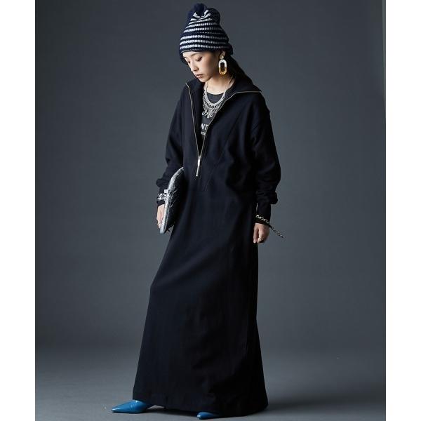 『タイムセール実施中』ZOZO問い合わせ番号:97563409ショップ:SMILE LAND，スマイルランドブランド:GEVS.，ジェイヴィス，SMILE LAND，スマイルランド商品名:綿100％ハーフジップ裏毛マキシワンピース＜大きいサ...