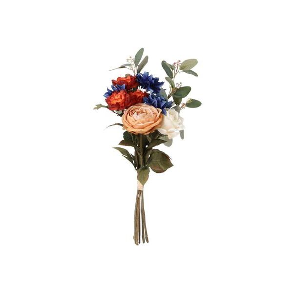 『セール実施中』ZOZO問い合わせ番号:97594842ショップ:Francfranc，フランフランブランド:Francfranc，フランフラン商品名:ブーケ ローズダリアミックス レッド×ブルーカテゴリ:インテリア>インテリア雑貨ブ...