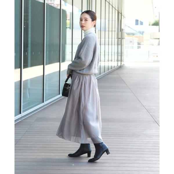 『セール実施中』ZOZO問い合わせ番号:97595461ショップ:BEAMS HEART，ビームスハートブランド:BEAMS HEART，ビームスハート商品名:Vネック ニットカーディガン × シアー フレアスカートカテゴリ:ワンピース/ド...