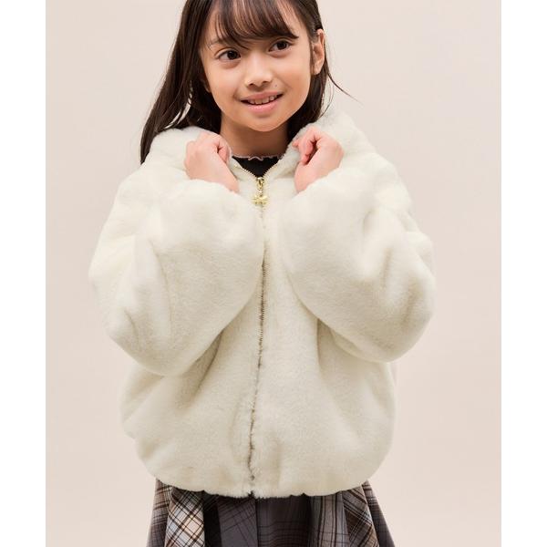 『セール実施中』ZOZO問い合わせ番号:97595553ショップ:ROPE' PICNIC，ロぺピクニックブランド:ROPE' PICNIC，ロペピクニック商品名:【KIDS/キッズ】ふわふわフェイクファージップブルゾンカテゴリ:ジャケット...
