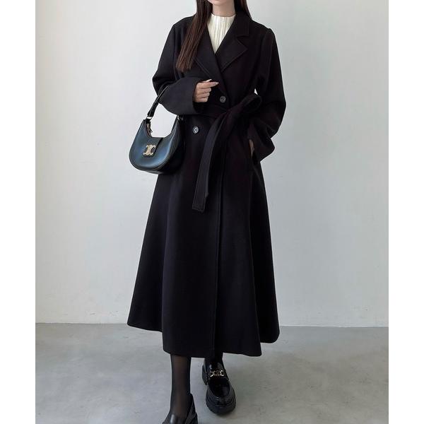 『タイムセール実施中』ZOZO問い合わせ番号:97596338ショップ:JUNOAH，ジュノアブランド:Meiru，メイル商品名:ダブルボタンフレアロングチェスターコートカテゴリ:ジャケット/アウター>チェスターコートブランド品番:f...