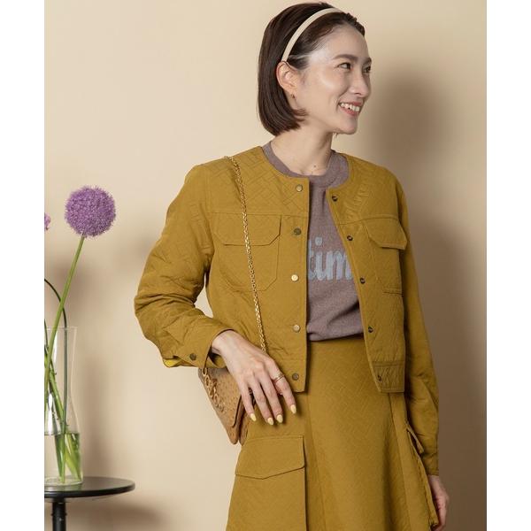 ZOZO問い合わせ番号:97598786ショップ:miniyu，ミニュウブランド:anni plus，アニープラス商品名:ジャガードキルト ノーカラージャケット【SET可】カテゴリ:ジャケット/アウター>セットアップブランド品番:56...