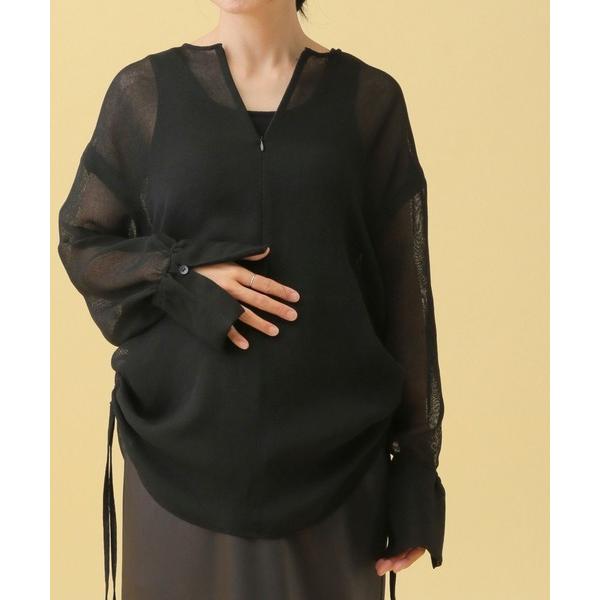 『タイムセール実施中』ZOZO問い合わせ番号:97630460ショップ:LEPSIM，レプシィムブランド:LEPSIM，レプシィム商品名:【産前・産後対応】マタニティ／シアーメッシュチュニックブラウス　579646カテゴリ:ママ＆ベビー&g...