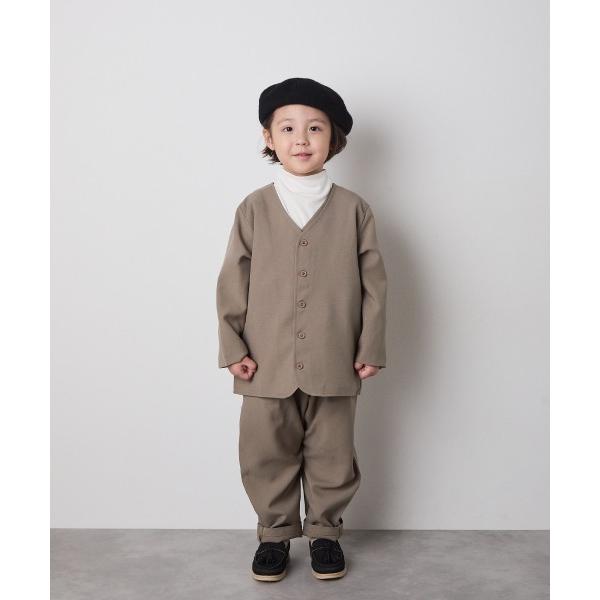 ZOZO問い合わせ番号:97631044ショップ:riziere，リジェールブランド:riziere，リジェール商品名:シングルノーカラージャケットセットアップ（裏地チェック）カテゴリ:フォーマルスーツ/小物>スーツセットブランド品番...