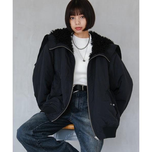 『セール実施中』ZOZO問い合わせ番号:97633482ショップ:PAGEBOY，ページボーイブランド:PAGEBOY，ページボーイ商品名:リバーシブルファーN2B/ブルゾン【軽量・リバーシブル・ファーとブルゾンの２WAY仕様】カテゴリ:ジ...