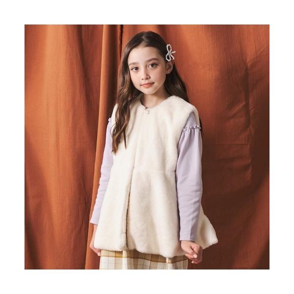 『タイムセール実施中』ZOZO問い合わせ番号:97634230ショップ:こどもの森e-shop，コドモノモリイーショップブランド:Crescent，クレッセント商品名:ファーベストカテゴリ:トップス>ベストブランド品番:N64281素...