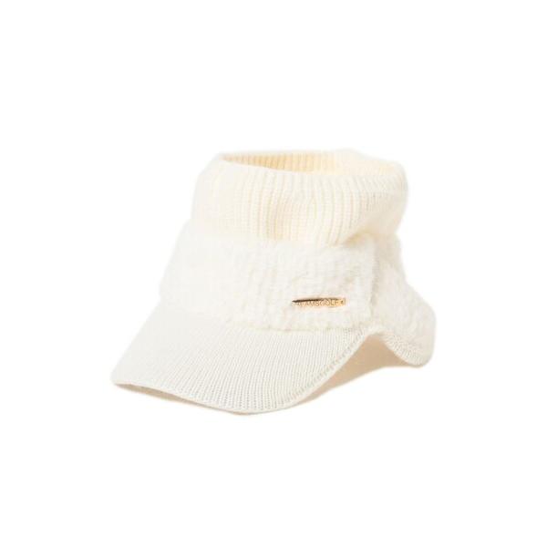 ZOZO問い合わせ番号:97666150ショップ:BEAMS GOLF，ビームスゴルフブランド:BEAMS GOLF，ビームスゴルフ商品名:耳付き フェイクファーニットバイザーカテゴリ:帽子>キャップブランド品番:81-41-1269...