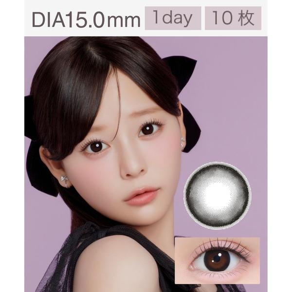 カラコン コンタクトレンズ 「公式」Chapun 1DAY ワンデー 10枚入り いとおしブラック シャプン なーたん 黒コン 大きめ 盛れる 齊藤なぎさ