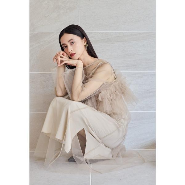 ZOZO問い合わせ番号:97668608ショップ:bflat，ビーフラットブランド:niana，ニアナ，ANDRESD，アンドレスド商品名:マルチウェイボリュームチュールドレス 3点セット パーティードレス オケージョンドレス 結婚式 二次...