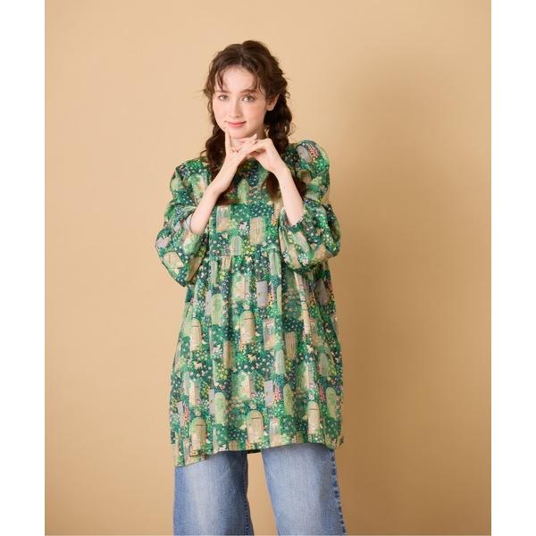 ブラウス シャツ 「22fabric」シークレットガーデン/ ブラウス レディース