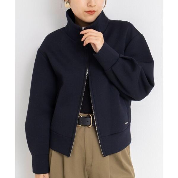 ブルゾン アウター 「セットアップ対応」ウォッシャブルエアボールスタンドジップブルゾン レディース