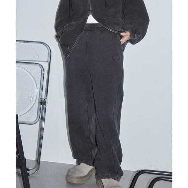 『タイムセール実施中』ZOZO問い合わせ番号:97702812ショップ:Anchor Smith，アンカー スミスブランド:Anchor Smith，アンカー スミス商品名:ヴィンテージ加工サークルロゴ刺繍  切替ワイドスウェットパンツカテ...