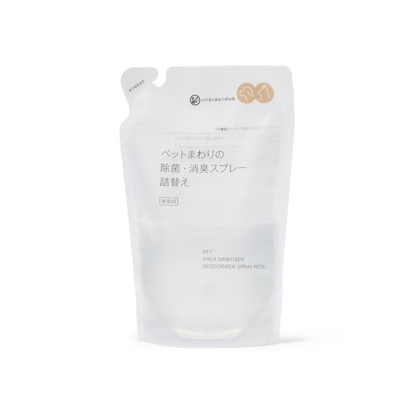 ※このアイテムは返品・交換対象外商品です。ZOZO問い合わせ番号:97702845ショップ:無印良品，ムジルシリョウヒンブランド:無印良品，ムジルシリョウヒン商品名:ペットまわりの除菌・消臭スプレー（詰替え）　２７０ｍｌカテゴリ:ペットグッ...