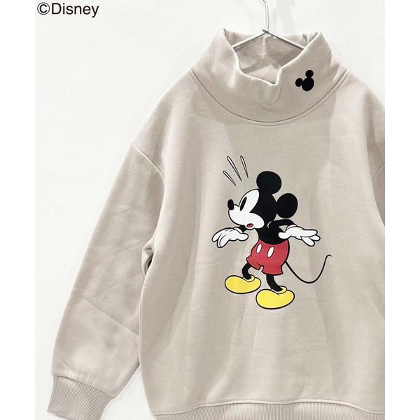 『タイムセール実施中』ZOZO問い合わせ番号:97703873ショップ:Auntie Rosa，アンティローザブランド:Disney，ディズニー商品名:キッズ MICKEY MOUSE 裏起毛 ミッキーオーバーサイズ ハイネックトレーナーカ...