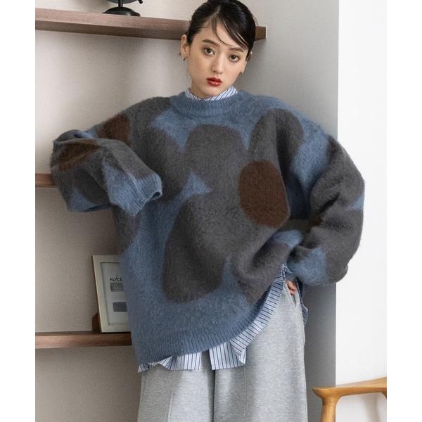 『タイムセール実施中』ZOZO問い合わせ番号:97704959ショップ:RAGEBLUE，レイジブルーブランド:RAGEBLUE，レイジブルー商品名:選べるシルエット/シャギーフラワーニットカテゴリ:トップス>ニット/セーターブランド...