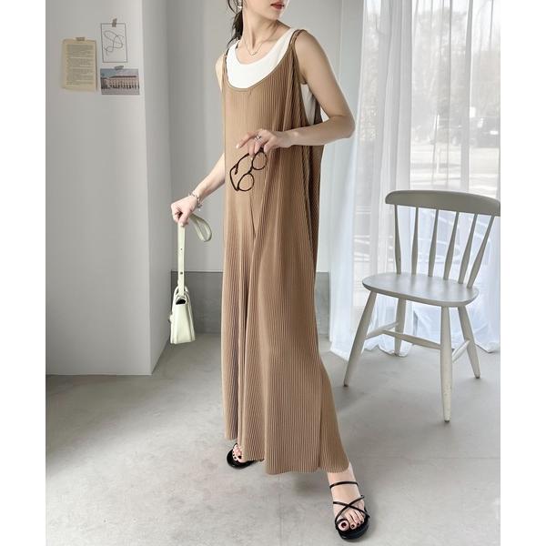 『セール実施中』参考価格：4，499円発売時期：2023年01月コンディション：B（目立つ使用感なし）使用感が少ない、または気にならないアイテム全体的：色あせ参考商品名：ゆるっとこなれ感。2wayプリーツサロペットワイドパンツ参考品番：ce...