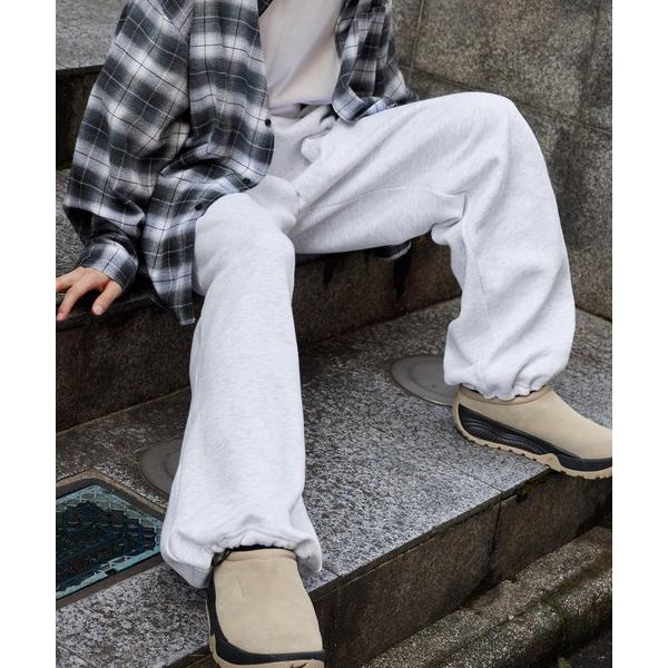 『タイムセール実施中』ZOZO問い合わせ番号:97735187ショップ:MONO-MART，モノマートブランド:MONO-MART，モノマート商品名:ドロストワイドストレート 裏起毛タックスウェットパンツカテゴリ:パンツ>スウェットパ...