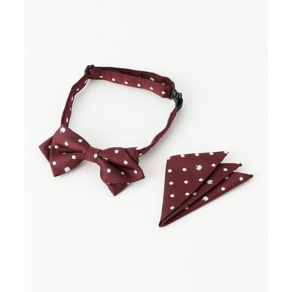 ZOZO問い合わせ番号:97735228ショップ:COMME CA ISM，コムサイズムブランド:COMME CA ISM，コムサイズム商品名:リンゴドット 蝶タイ・スカーフセットカテゴリ:フォーマルスーツ/小物>蝶ネクタイブランド品...