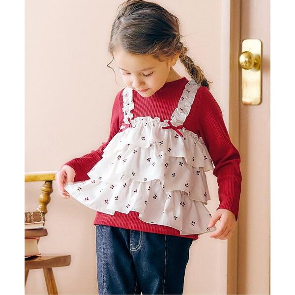 『セール実施中』ZOZO問い合わせ番号:97735890ショップ:F.O.Online Store，エフオーオンラインストアブランド:apres les cours，アプレレクール商品名:【リンク/ジュニア対応】さくらんぼ・ハート柄ティアー...