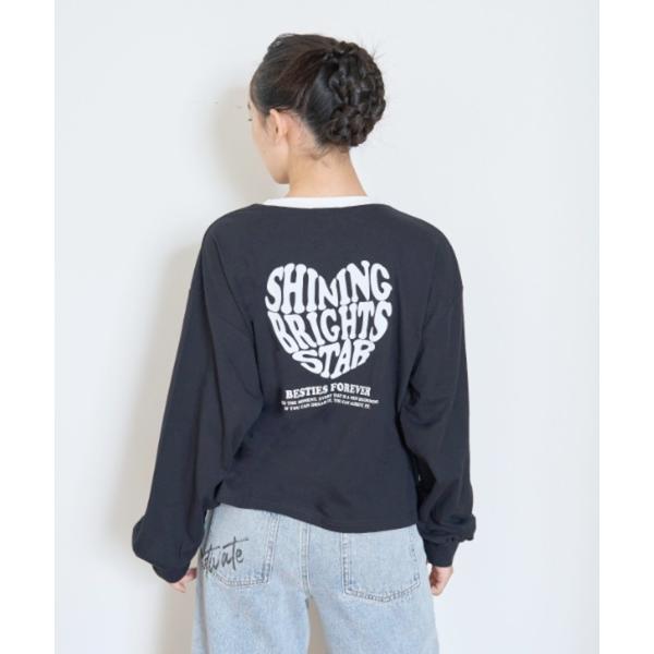 『セール実施中』ZOZO問い合わせ番号:97767178ショップ:NARUMIYA ONLINE，ナルミヤ オンラインブランド:LOVETOXIC，ラブトキシック商品名:【GOODPRICE】【LTXC】ハートバイカラー長袖Tシャツカテゴリ...