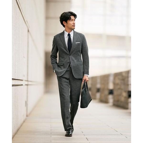 スラックス 「Nikkei magazine掲載」「STUART'S TRAVELER」ハイスペックバーズアイトラウザーズ メンズ
