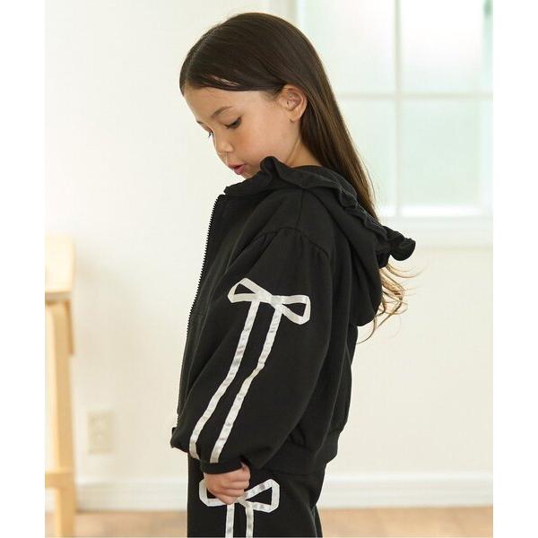 『セール実施中』ZOZO問い合わせ番号:97798730ショップ:petit main，プティマインブランド:Lycee mine，リセマイン，petit main，プティマイン商品名:【セットアップ可】【毛玉バイバイ裏毛】リボンラインフル...