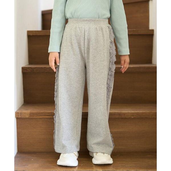 『セール実施中』ZOZO問い合わせ番号:97798733ショップ:petit main，プティマインブランド:Lycee mine，リセマイン，petit main，プティマイン商品名:【毛玉バイバイ裏毛】サイドフリルワイドシルエットスウェ...