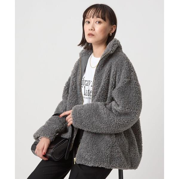 ZOZO問い合わせ番号:97800399ショップ:green label relaxing，グリーンレーベル リラクシングブランド:green label relaxing，グリーンレーベルリラクシング商品名:ボア スタンドカラー ブルゾン...