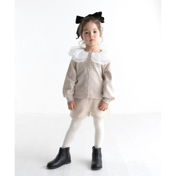 ZOZO問い合わせ番号:97800734ショップ:Wonder apartment，ワンダーアパートメントブランド:maarook，マルーク商品名:裏毛フリル衿カーディガンカテゴリ:トップス>カーディガン/ボレロブランド品番:105-...