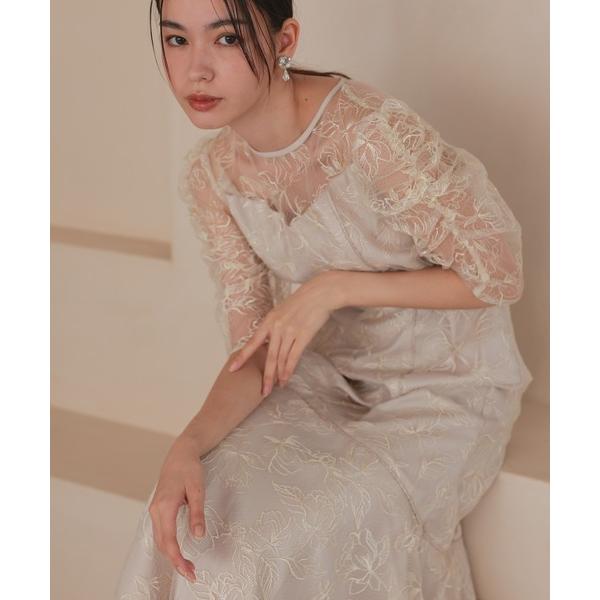 『タイムセール実施中』ZOZO問い合わせ番号:97801307ショップ:haremode，ハレモードブランド:haremode，ハレモード商品名:結婚式 お呼ばれ 二次会 謝恩会 成人式 同窓会 対応 20代 30代 レース 刺繍 フローラ...