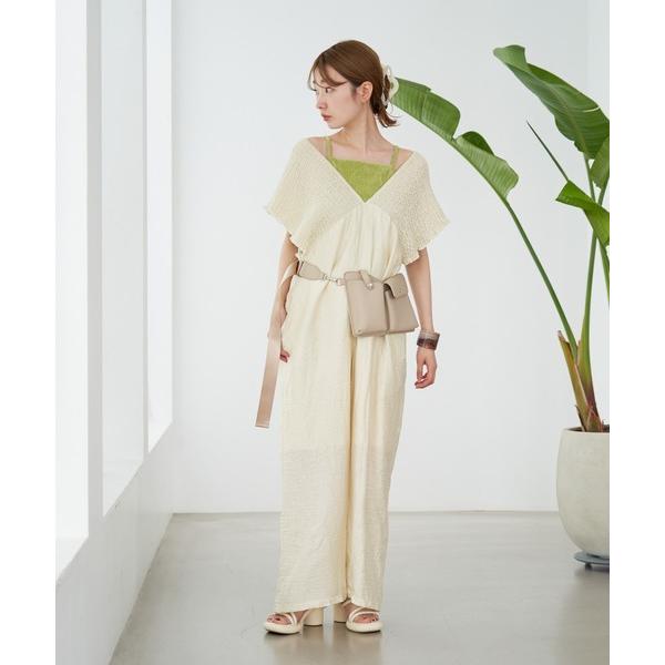 『セール実施中』参考価格：9，790円発売時期：2023年05月コンディション：B（目立つ使用感なし）使用感が少ない、または気にならないアイテムすそ周り：毛玉参考商品名：【サイズ展開あり】ギャザーオールインワン参考品番：KAZ1031502...