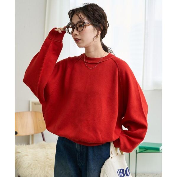 『タイムセール実施中』ZOZO問い合わせ番号:97832064ショップ:FREAK'S STORE，フリークスストアブランド:FREAK'S STORE，フリークスストア商品名:限定展開　スウェット ライク ラグラン ショート ニット プル...