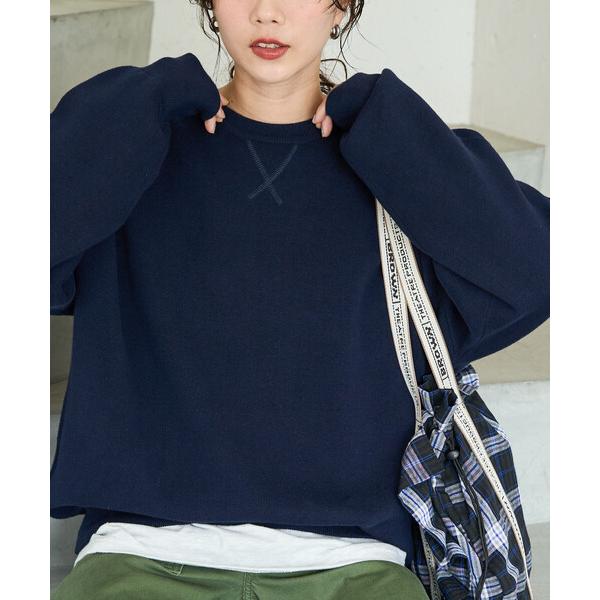 ZOZO問い合わせ番号:97832065ショップ:FREAK'S STORE，フリークスストアブランド:FREAK'S STORE，フリークスストア商品名:限定展開　スウェット ライク プルオーバーカテゴリ:トップス>ニット/セーター...