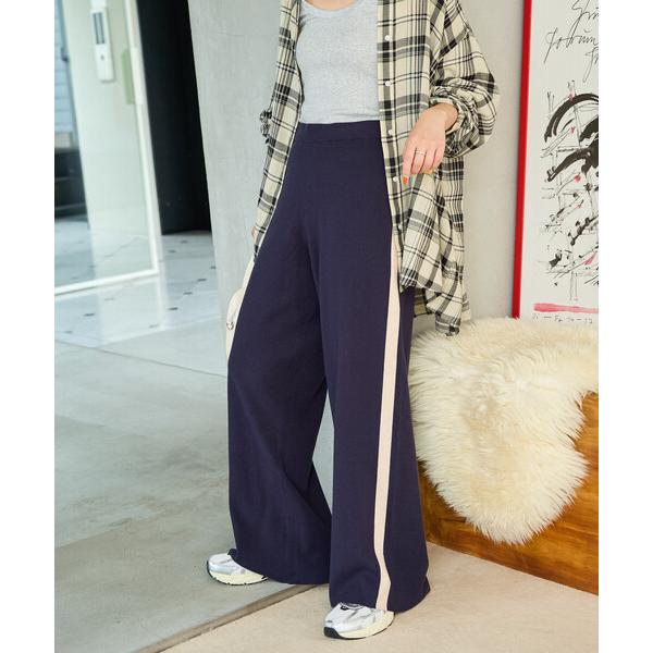 『タイムセール実施中』ZOZO問い合わせ番号:97832078ショップ:FREAK'S STORE，フリークスストアブランド:FREAK'S STORE，フリークスストア商品名:限定展開　ニット ライン イージーパンツカテゴリ:パンツ&gt...