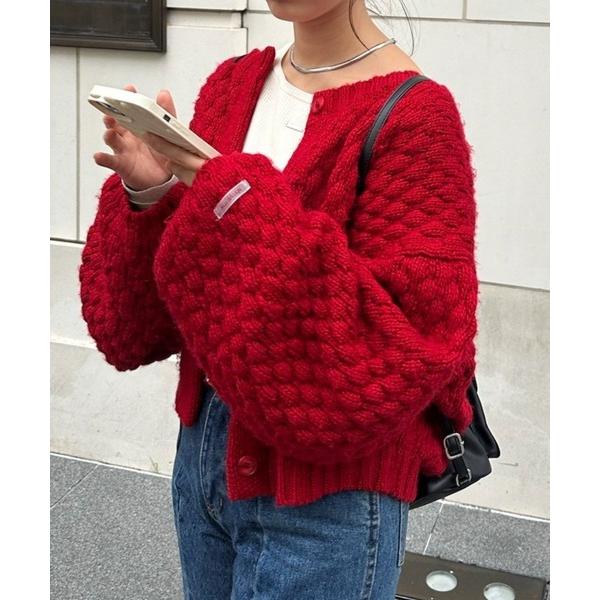 『セール実施中』ZOZO問い合わせ番号:97833006ショップ:mystic，ミスティックブランド:mystic，ミスティック商品名:【今すぐお届け可能◎お気に入り3万8千人突破！】ポコポコニットカーディガンカテゴリ:トップス>カー...