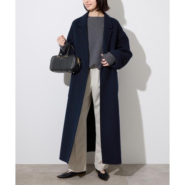 ZOZO問い合わせ番号:97833631ショップ:IENA，イエナブランド:SLOBE IENA，スローブイエナ商品名:souple wool ダブルフェイスロングコートカテゴリ:ジャケット/アウター>チェスターコートブランド品番:2...