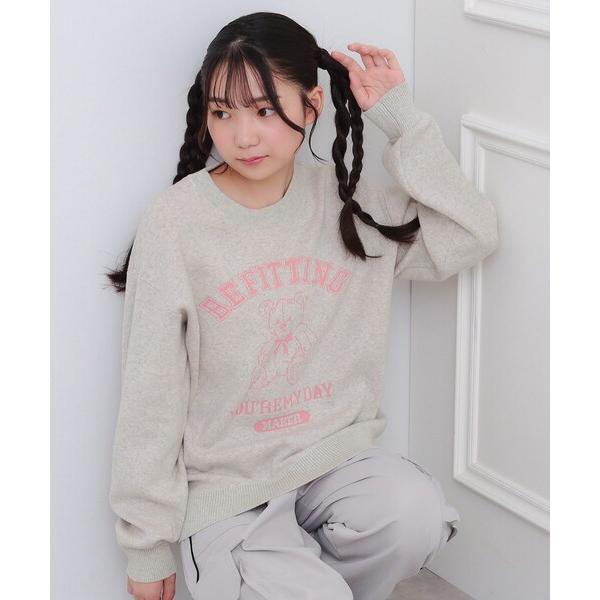 『タイムセール実施中』ZOZO問い合わせ番号:97834091ショップ:PINK-latte，ピンク ラテブランド:PINK-latte，ピンクラテ商品名:コットンジャカードくまプルオーバーカテゴリ:トップス>ニット/セーターブランド...