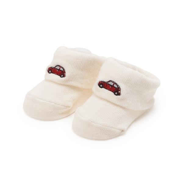 ベビーシューズ 「POLO BCS」くるま刺繍カップソックス