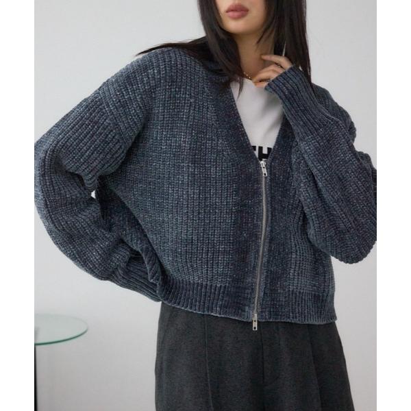 『セール実施中』ZOZO問い合わせ番号:97897963ショップ:AZUL BY MOUSSY，アズールバイマウジーブランド:AZUL BY MOUSSY，アズールバイマウジー商品名:WZIPベロアラメモールカーデカテゴリ:トップス>...