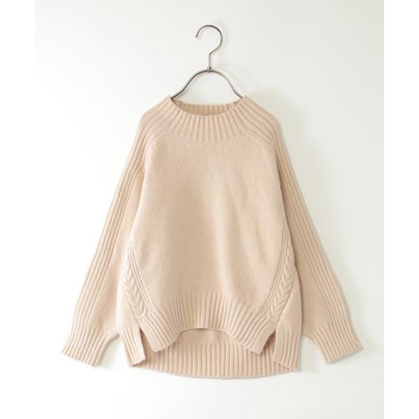 ZOZO問い合わせ番号:97898803ショップ:ikka LOUNGE，イッカラウンジブランド:ikka，イッカ商品名:【親子コーデ】サイドスリットニットプルオーバー（120~160cm）カテゴリ:トップス>ニット/セーターブランド...